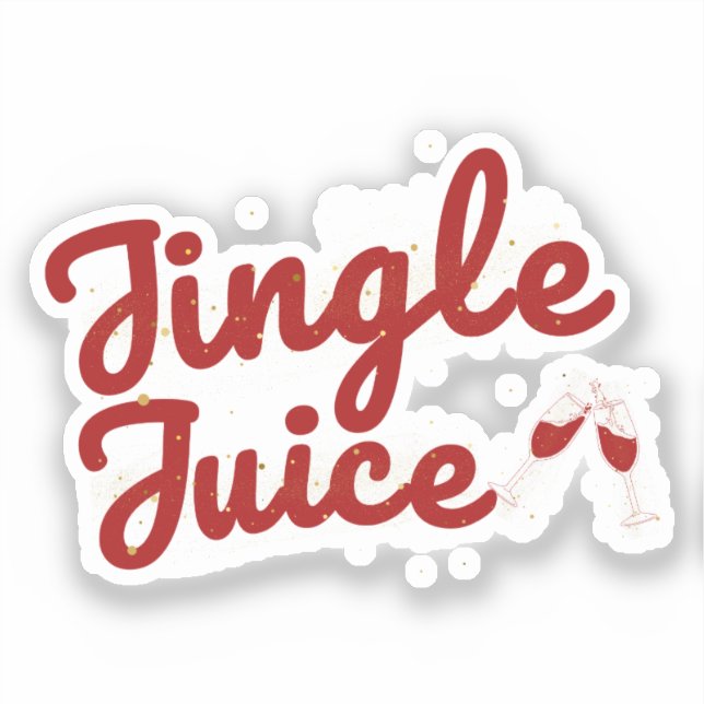 Sticker Jingle Juice, Fête de Vacances (Recto)