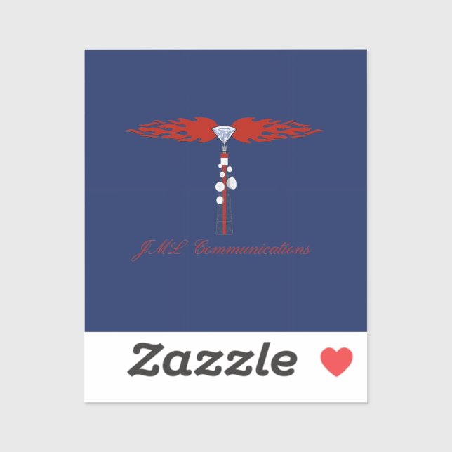 Sticker JML Communications; Logo (Feuille)