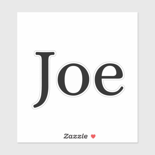 Sticker Joe (Feuille)