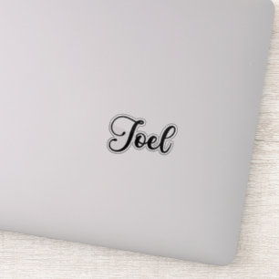 Sticker Joel Name - Calligraphie manuscrite