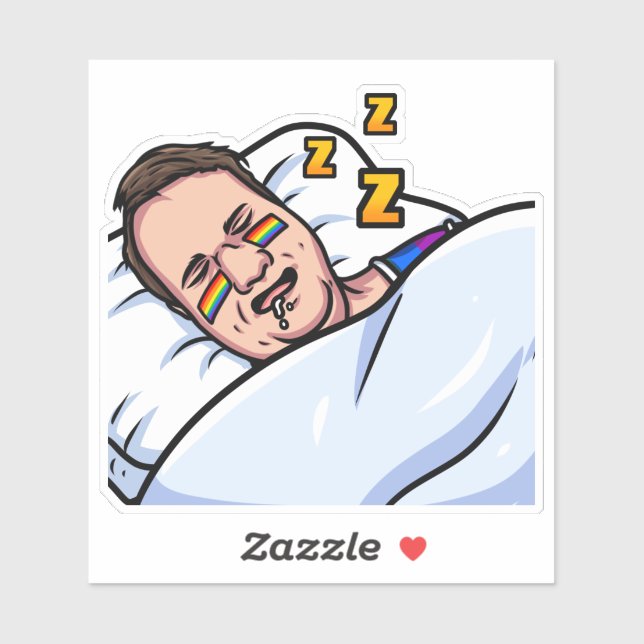 Sticker JoeMLyman Zzz (Feuille)