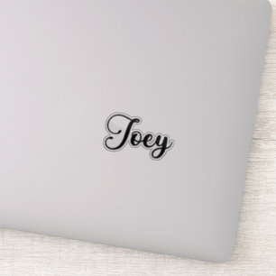 Sticker Joey Name - Calligraphie manuscrite