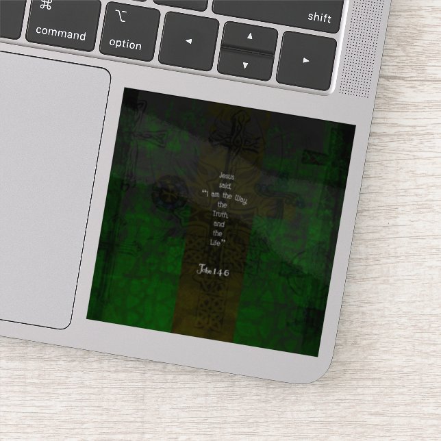 Sticker John 14:6 Verse de la Bible Citation de chemin ins (Détail)