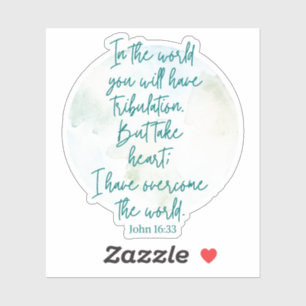 Sticker John 16:33