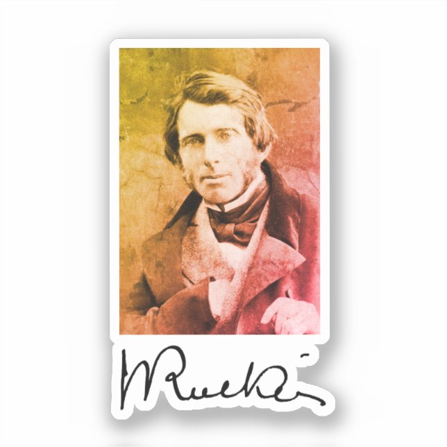 Sticker John Ruskin (Recto)