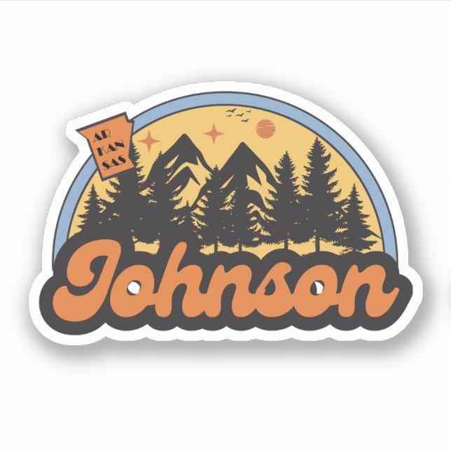 Sticker Johnson, Arkansas (Devant)