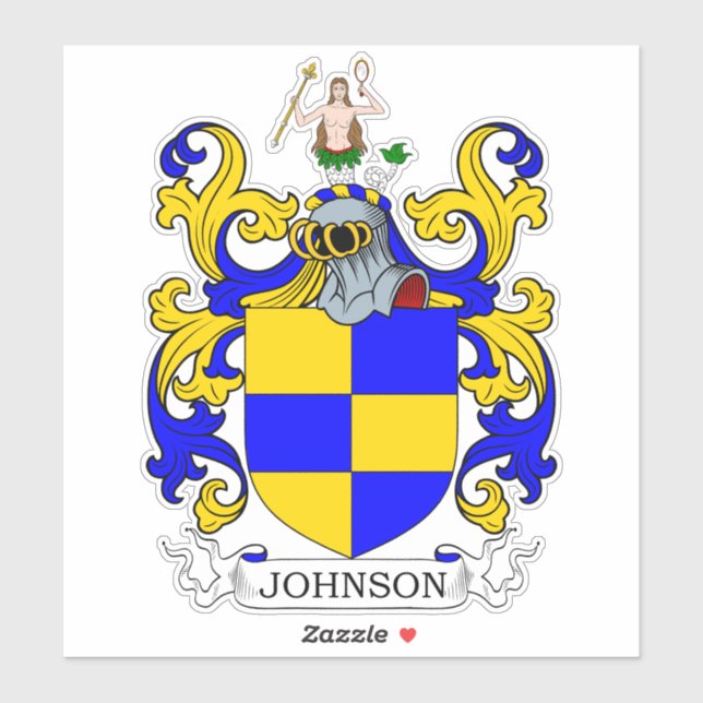 Sticker Johnson Family Crest (Feuille)