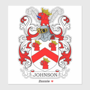 Sticker Johnson Family Crest