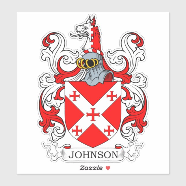 Sticker Johnson Family Crest (Feuille)
