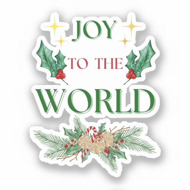 Sticker Joie Au Monde (Recto)