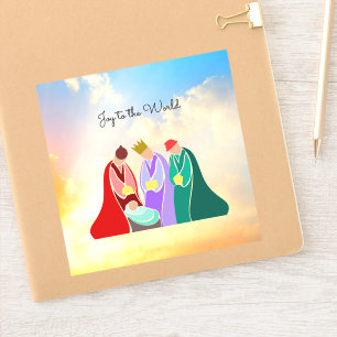 Sticker Joie au Monde, Les Trois Sages Hommes,