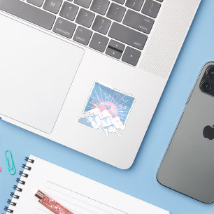 Sticker Joie Trans en hausse – Fierté de camping de montag
