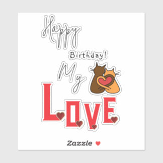 Sticker joli anniversaire