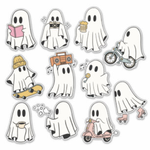 Sticker Joli Ghost Faire Quelques Activités Pack