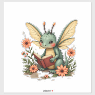 Sticker Joli Graphisme Esthétique Cottagecore Floral Libel