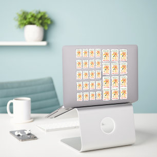 Sticker Joli Merci pour votre commande Cadeau de Noël 32
