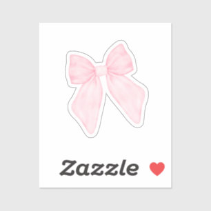Sticker Joli Nœud Rose