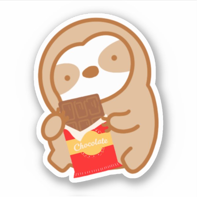 Sticker Jolie barre de chocolat (Devant)