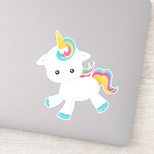 Sticker Jolie licorne