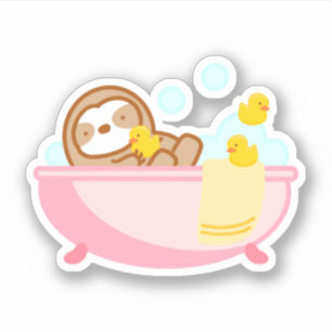 Sticker Jolie machine à bain bulle