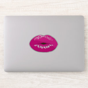 Sticker Jolies lèvres de fille, baiser