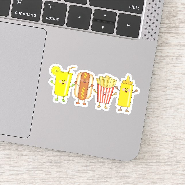 Sticker JollyKins Hot Dog Friends (Détail)