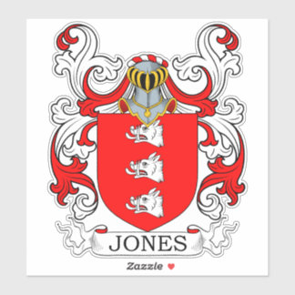Sticker Jones Family Crest