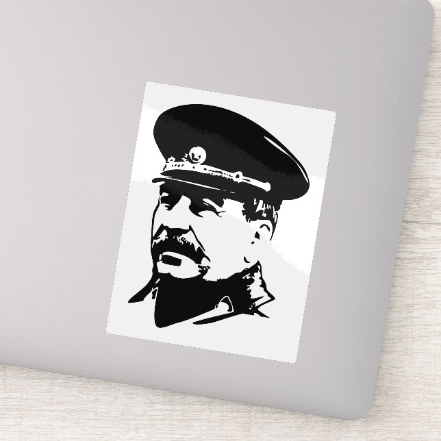 Sticker Joseph Stalin, USSR, CCCP, Soviet Union, Communism (Détail)