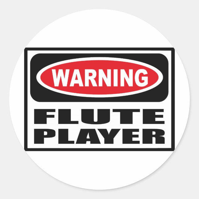 Sticker JOUEUR DE FLUTE (Devant)