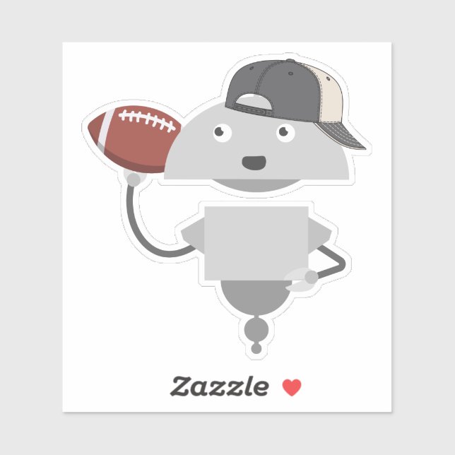 Sticker Joueur de football Mia (Feuille)