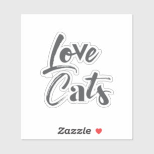 Sticker Joueuse, joyeuse, moderne, design mignon de Love C