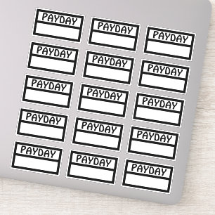 Sticker Jour de paie fonctionnel