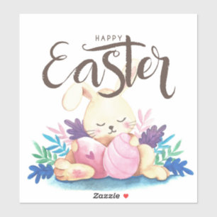 Sticker Jour de Pâques heureux