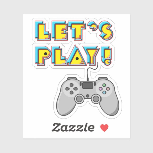 Sticker Jour des jeux vidéo (Feuille)