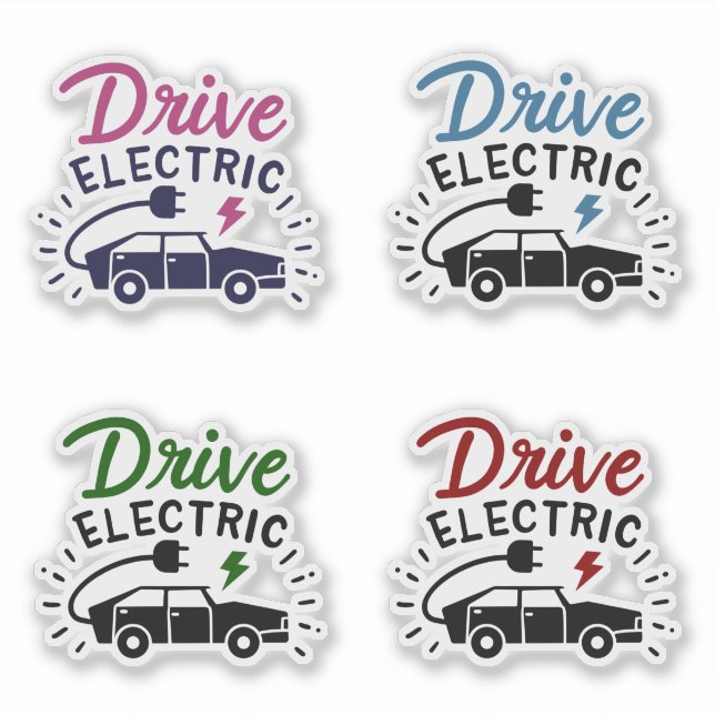 Sticker Jour des terres de campagne écoénergétique Drive E (Devant)