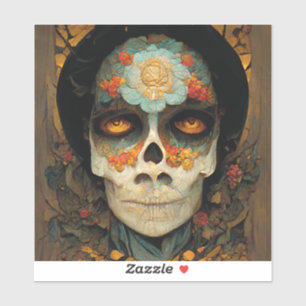 Sticker Jour Du Crâne De L'Imaginaire Mort 1