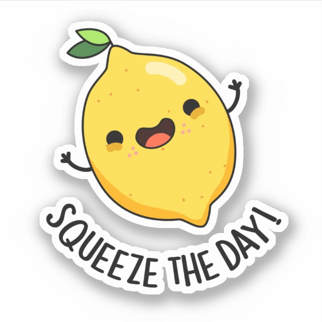 Sticker Jour Fantaisie Pun De Citron (Devant)