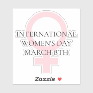 Sticker Journée internationale de la femme - 8 mars