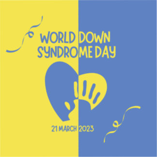 Sticker Journée mondiale du syndrome de Down - Vinyl coupé