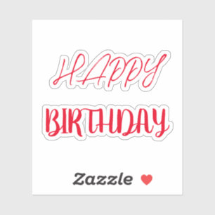 Sticker Joyeux anniversaire