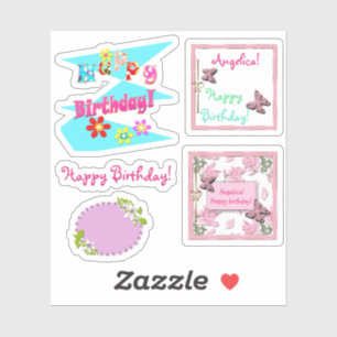 Sticker Joyeux anniversaire ! Enfants, set pour enfants