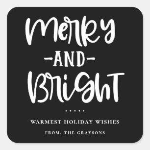 Sticker Joyeux Et Lumineux Black Holiday