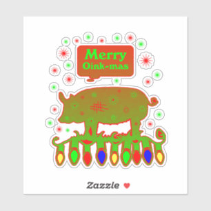 Sticker Joyeux groin Noël
