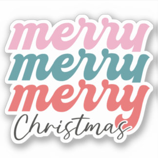 Sticker Joyeux Joyeux Noël
