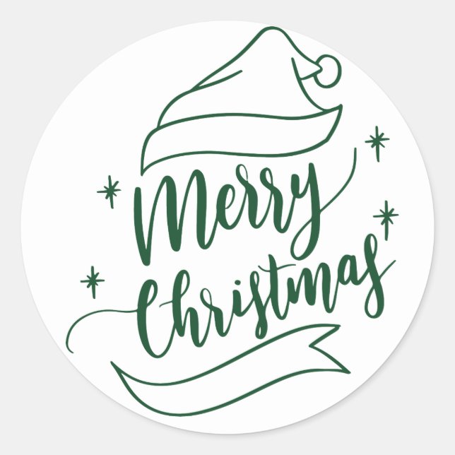 sticker Joyeux Noël (Devant)
