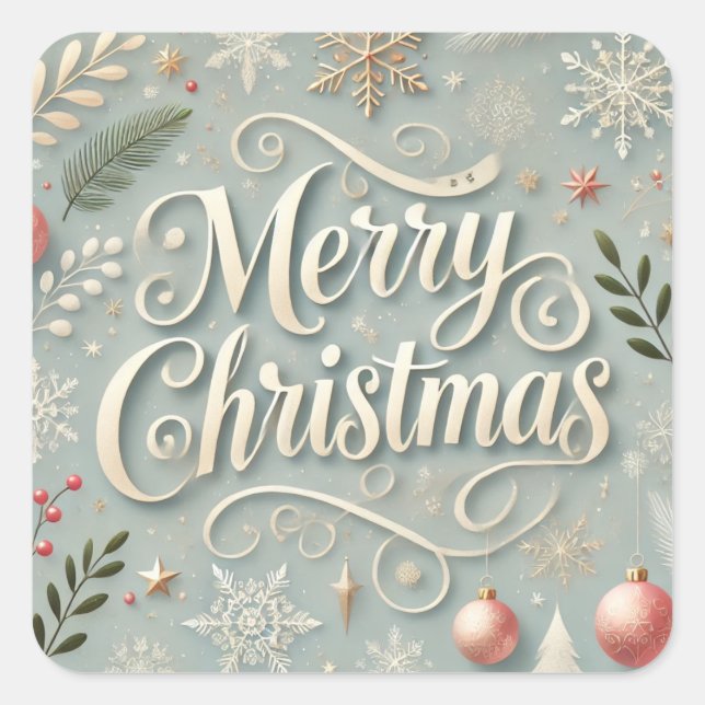 Sticker Joyeux Noël (Devant)