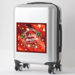 Sticker Joyeux Noël étincelant et brillant