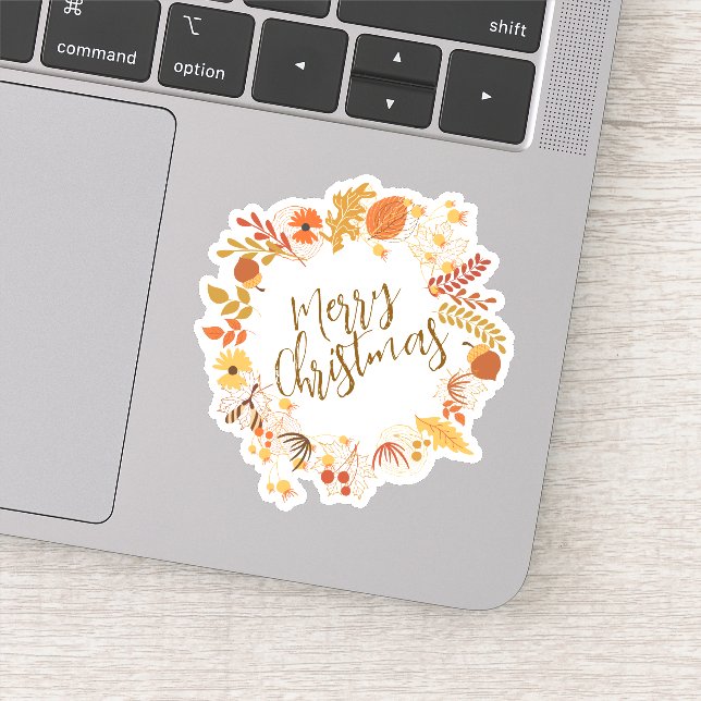 Sticker Joyeux Noël Halloween Nouvel An (Détail)