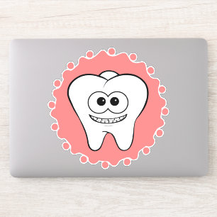 Sticker Joyeux rose dent
