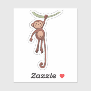 Sticker Joyeux singe